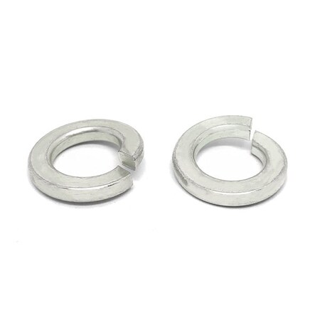 M10 304 Stainless Steel Split Lock Washer Silver Tone 15pcs